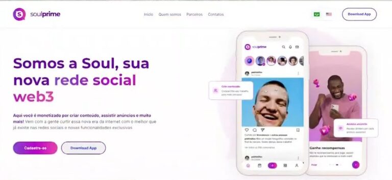 Soul Prime: A Rede Social que Paga para Você Assistir Anúncios