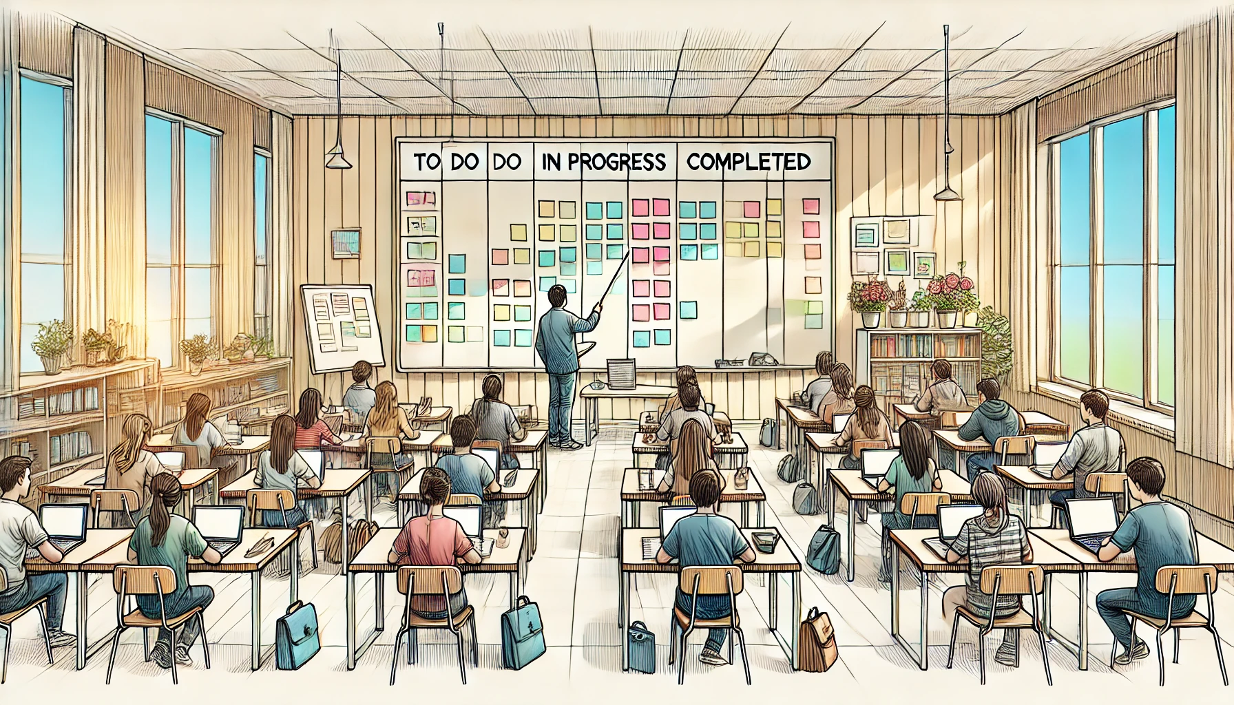 Kanban e eficiência: Educação, organização e produtividade em salas de aula